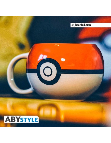 Taza de cerámica 3D Abystyle Pokemon Modelo Poke Ball
