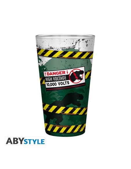 Vaso Abystyle XXL Jurassic Parck Modelo Peligro Alto Voltaje