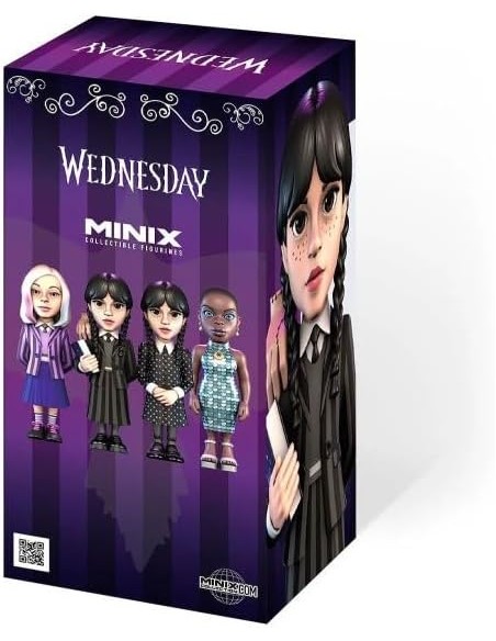Figura Minix Miercoles Wednesday con Cosa Modelo 123