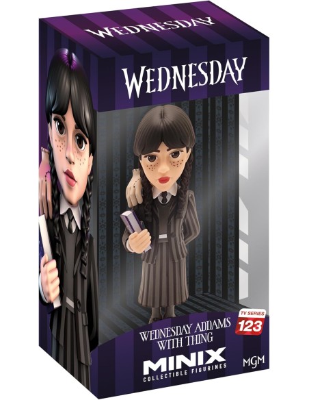 Figura Minix Miercoles Wednesday con Cosa Modelo 123