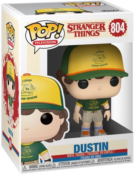 Figura Funko Pop! Televisión Stranger Things Dustin (At Cam) Henderson Modelo 840 | 38532