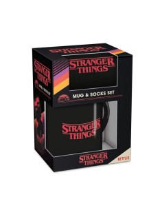 Taza de Cerámica + Calcetín de Stranger Things