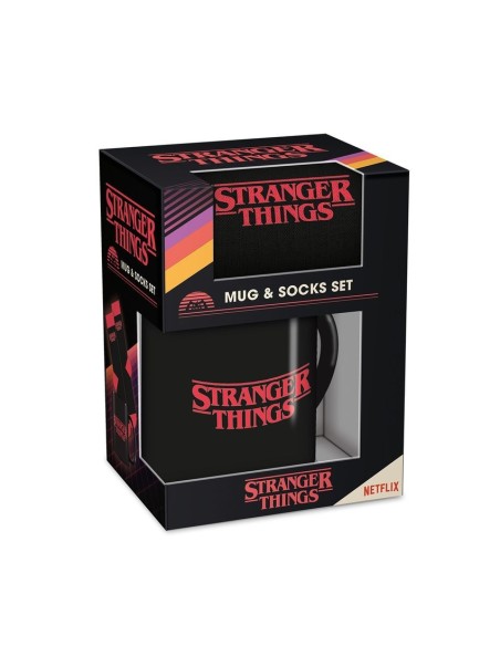 Taza de Cerámica + Calcetín de Stranger Things