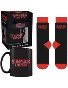 Taza de Cerámica + Calcetín de Stranger Things 2
