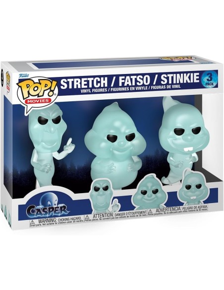 Figura Funko Pop! Películas Casper Stretch, Fatso y Stinkie Pack-3 | 86337