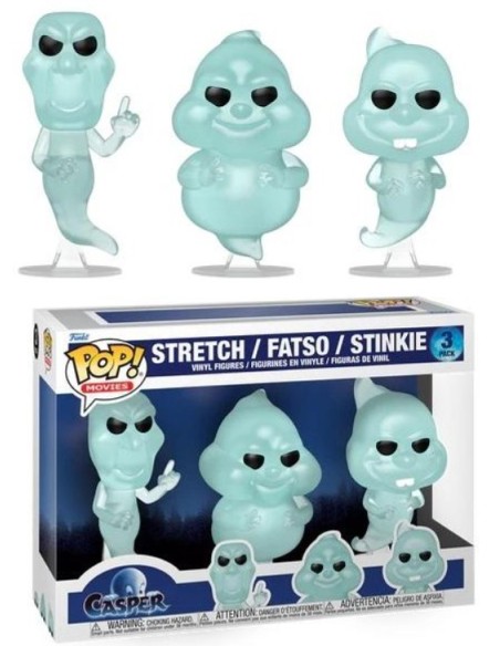 Figura Funko Pop! Películas Casper Stretch, Fatso y Stinkie Pack-3 | 86337