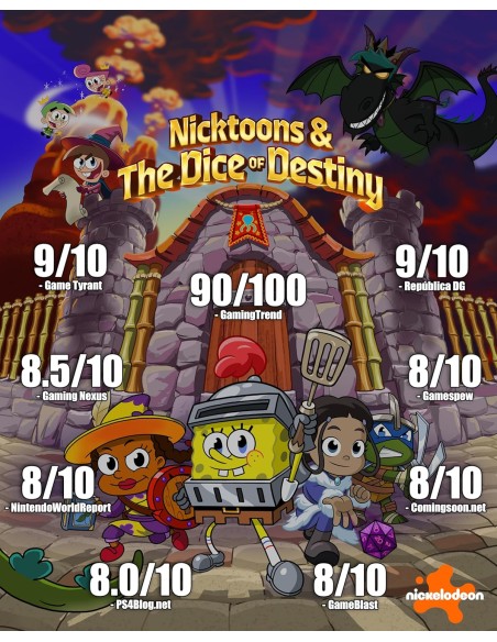 Juego Nicktoons & The Dice of Destiny para Playstation 5 | PS5