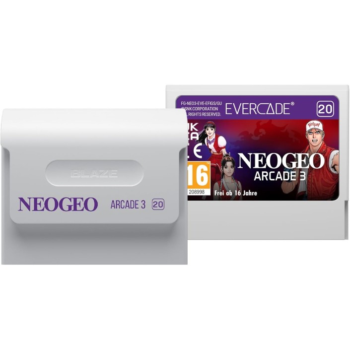 Cartucho con Juegos NeoGeo Arcade 3 para...