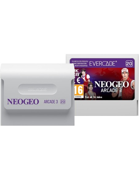 Cartucho con Juegos NeoGeo Arcade 3 para Videoconsola Evercade | Outlet | Caja Dañada