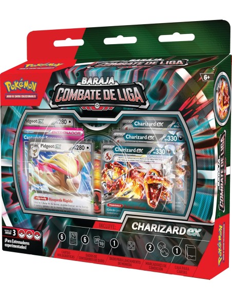 TCG Pokémon - Baraja de Combate de Liga de Charizard ex de JCC Español