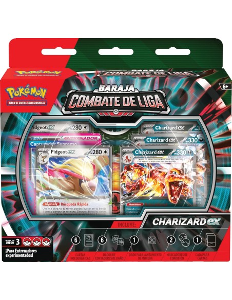 TCG Pokémon - Baraja de Combate de Liga de Charizard ex de JCC Español