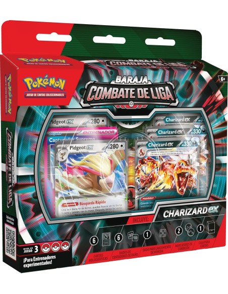 TCG Pokémon - Baraja de Combate de Liga de Charizard ex de JCC Español