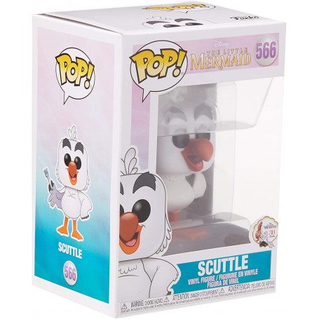 Figura Funko Pop! Disney La Sirenita Scuttle con tenedor Modelo 566 | 40105