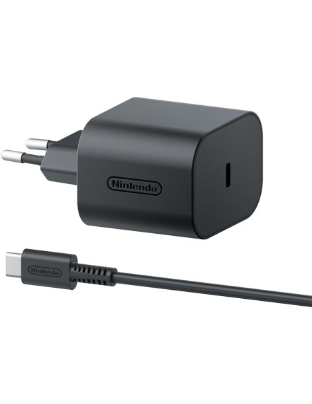 Cargador USB C para Nintendo Switch 2 color Negro