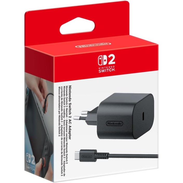 Cargador USB C para Nintendo Switch 2 color Negro