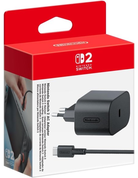 Cargador USB C para Nintendo Switch 2 color Negro