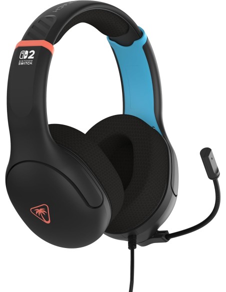 Auriculares Gaming Turtle Beach Modelo Airlite Fit color Negro para Nintendo Switch 2