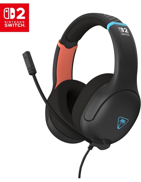 Auriculares Gaming Turtle Beach Modelo Airlite Fit color Negro para Nintendo Switch 2