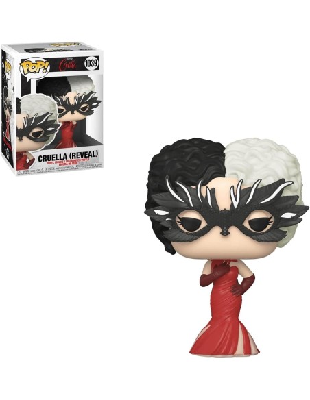 Figura Funko Pop! Disney Cruella de Vil con Vestido Rojo Modelo 1039 | 54467