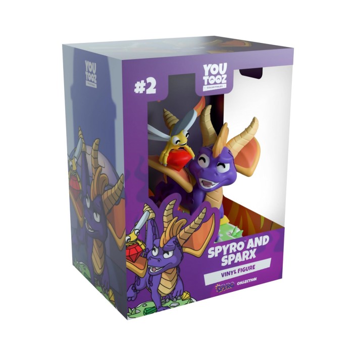 Figura Youtoozz Spyro Modelo Spyro y Sparx