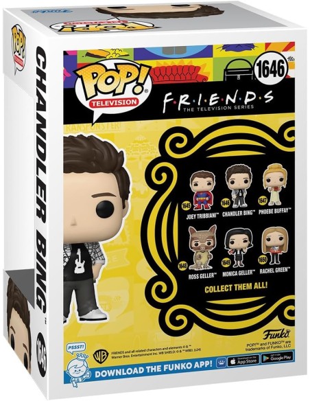 Figura Funko Pop! Televisión Friends Chandler Bing Modelo 1646 | 80185
