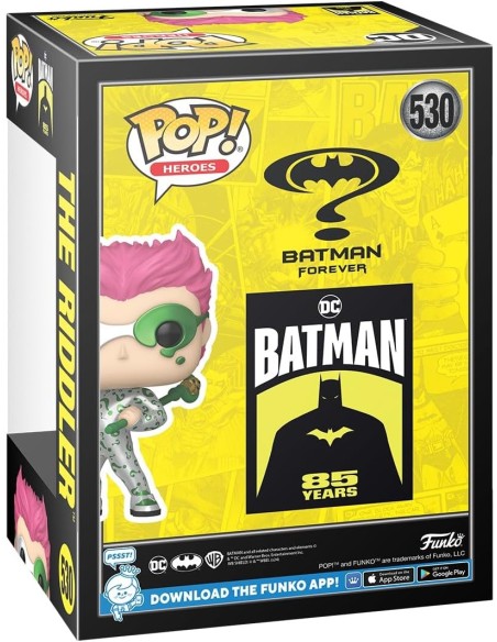 Figura Funko Pop! DC Películas Batman The Riddler Metálico Modelo 530 | 80699