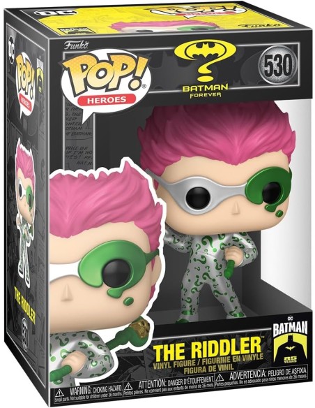 Figura Funko Pop! DC Películas Batman The Riddler Metálico Modelo 530 | 80699