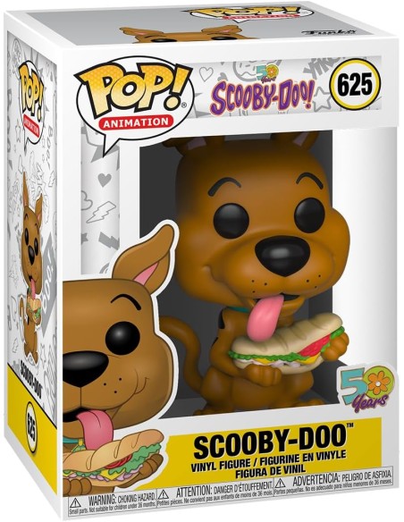 Figura Funko Pop! Películas Scooby Doo con Sandwich Modelo 625 | 39947
