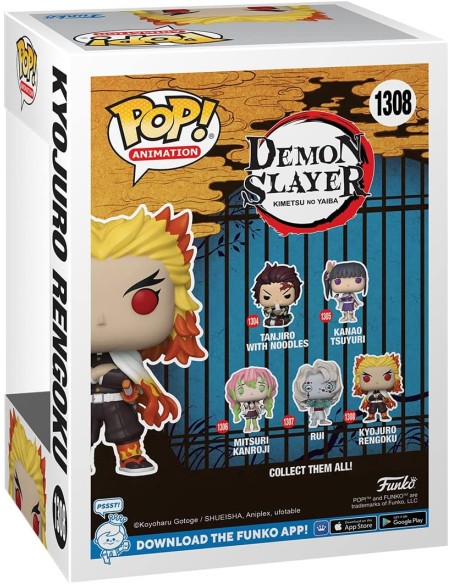 Figura Funko Pop! Animación Demon Slayer Rengoku Modelo 1308 | 65623