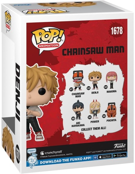 Figura Funko Pop! Animación Chainsaw Man Denji Modelo 1678 | 80320