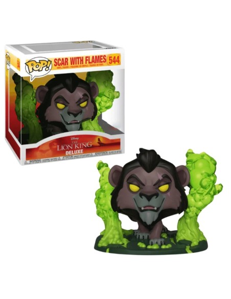 Figura Funko Pop! Disney El Rey León Scar en llamas Modelo 544 | 38929