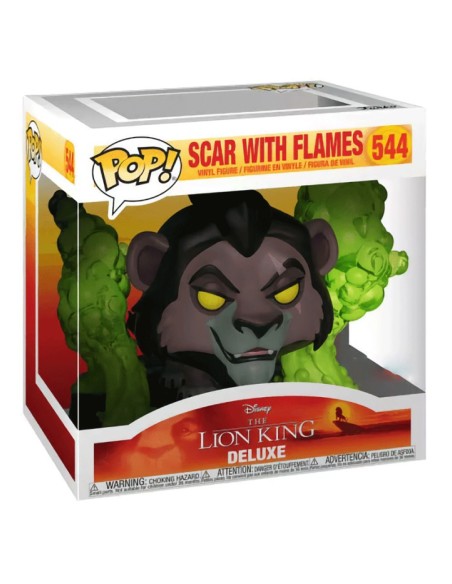 Figura Funko Pop! Disney El Rey León Scar en llamas Modelo 544 | 38929