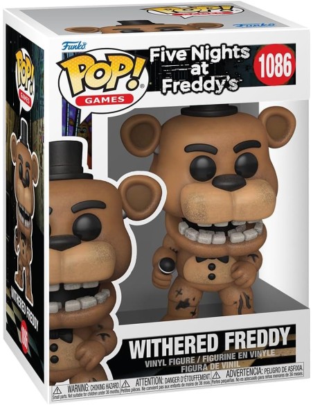Figura Funko Pop! Five Nights at Freddy´s Whitered Freddy Modelo 1086 | 83867