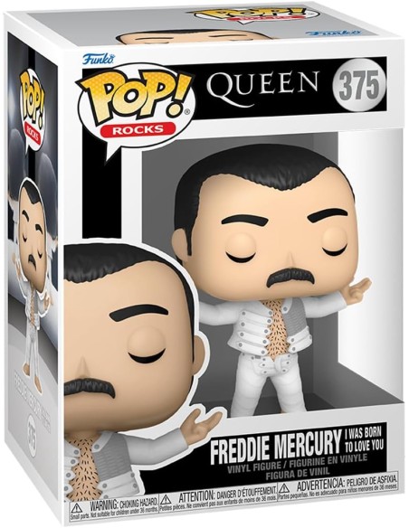 Figura Funko Pop! Rocks Queen Freddie Mercury (I Was Born to love you) Modelo 375 | 75375