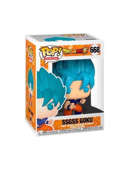Figura Funko Pop! Dragon Ball SSGSS Goku Modelo 668 | 42082