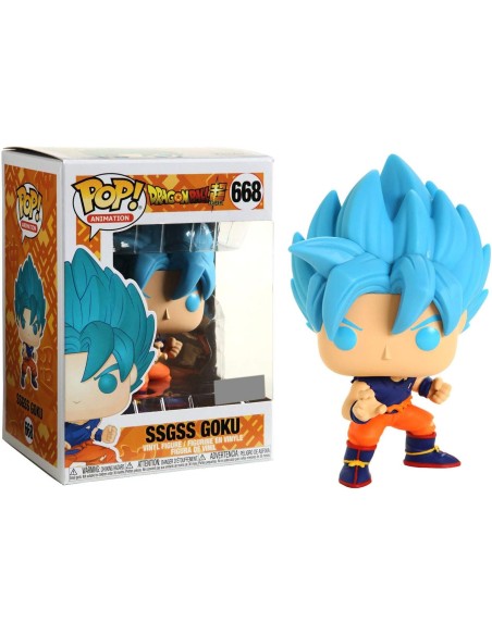 Figura Funko Pop! Dragon Ball SSGSS Goku Modelo 668 | 42082