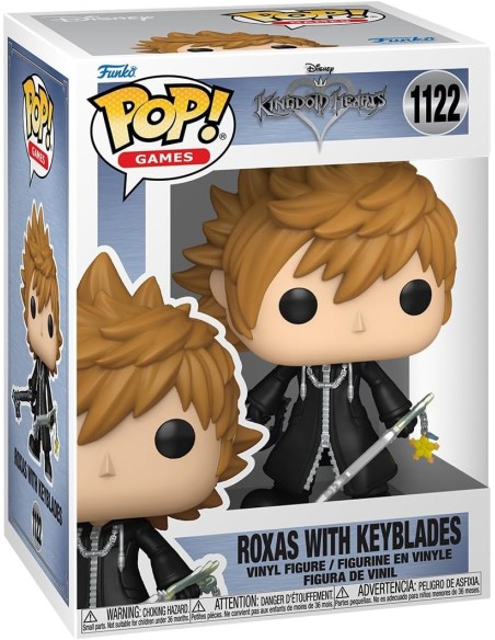 Figura Funko Pop! Juegos Kingdom Hearts Roxas con Llave de Espada Modelo 1122 | 88167