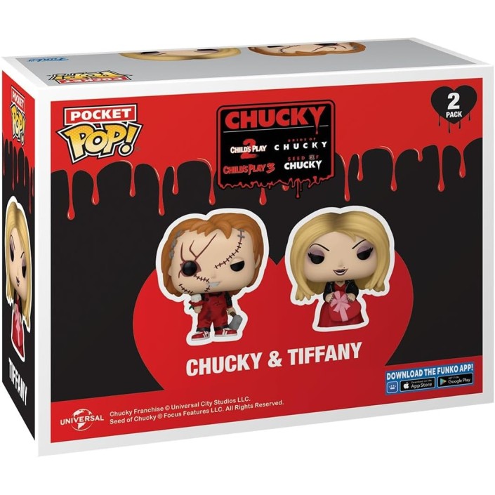 Pack Funko Pocket Pop! San Valentin Chucky y...