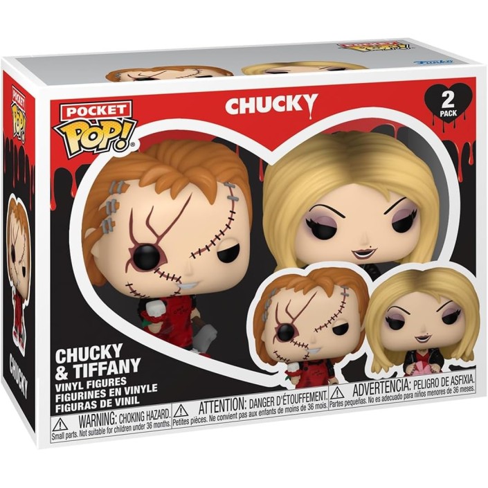Pack Funko Pocket Pop! San Valentin Chucky y...