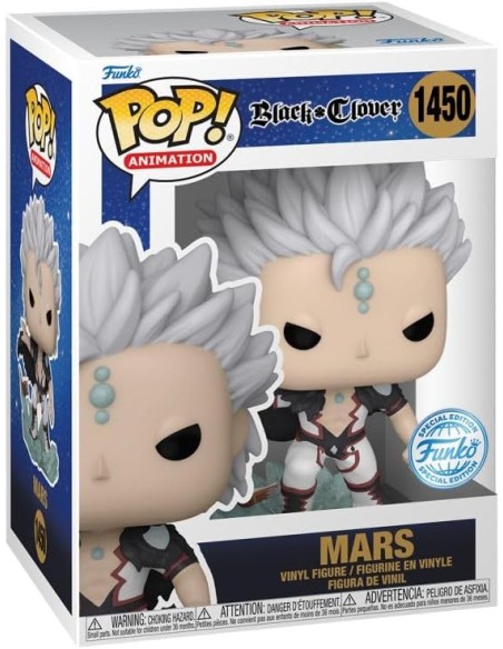 Figura Funko Pop! Animación Black Clover Mars Modelo 1450 | 71289