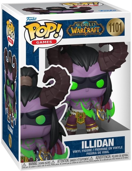 Figura Funko Pop! Juegos World Warcraft Illidan Modelo 1101 | 86108
