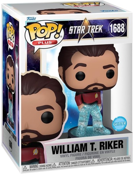 Figura Funko Pop! Star Trek Transporter William T. Riker Modelo 1688 | 83773