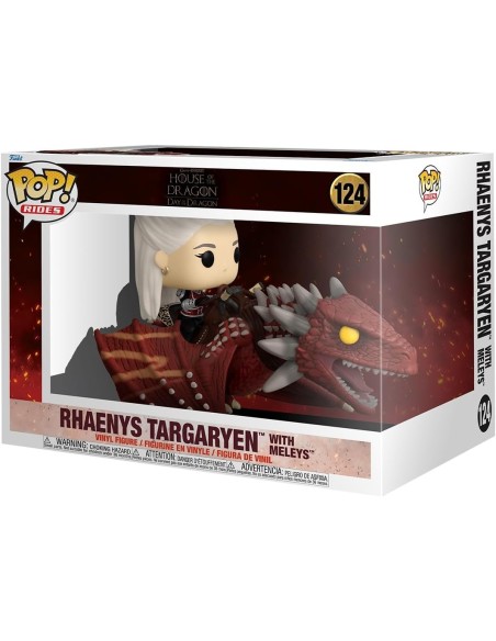 Figura Funko Pop! Rides La Casa del Dragón Rhaenys Targaryen con Meleys Modelo 124| 79719