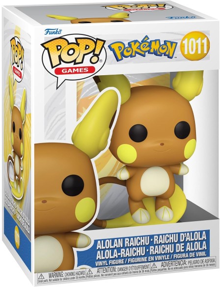 Figura Funko Pop! Juegos Pokemon Raichu Alolan Modelo 1011 | 85800