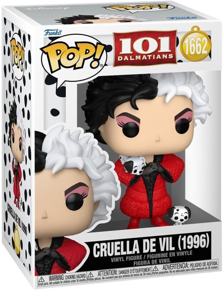 Figura Funko Pop! Disney 101 Dálmatas Cruella de Vil Año 1996 Modelo 1662 | 90257