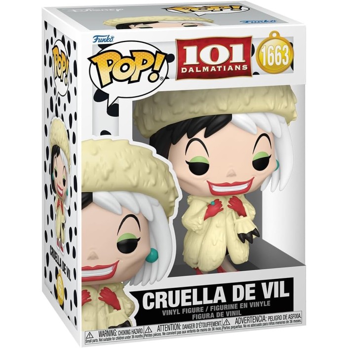 Figura Funko Pop! Disney 101 Dálmatas Cruella...