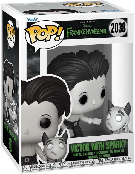 Figura Funko Pop! Disney Frankenweenie Victor y Sparky Modelo 2038 | 86153