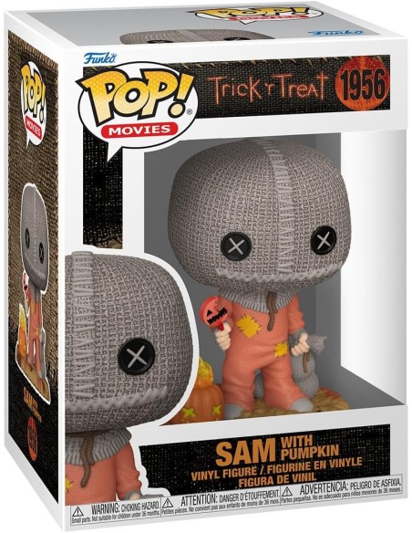 Figura Funko Pop! Películas Truco o Trato Sam con Calabaza Modelo 1956 | 88359