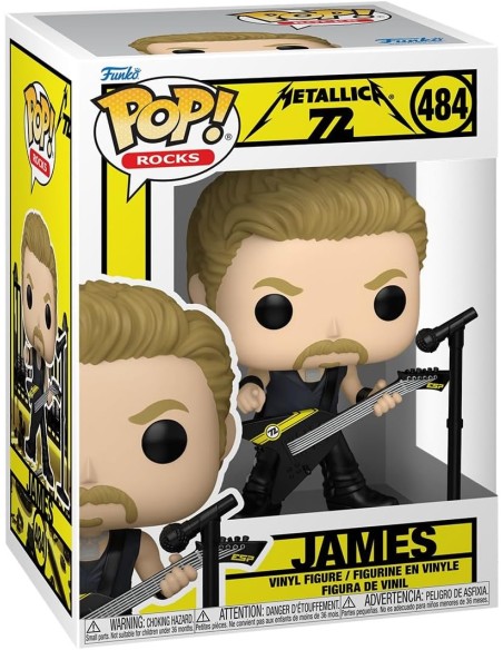 Figura Funko Pop! Rocks Metallica 72 James Modelo 484 | 87079