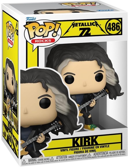 Figura Funko Pop! Rocks Metallica 72 Kirk Modelo 486 | 87076